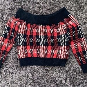 Plaid Warm Sweater